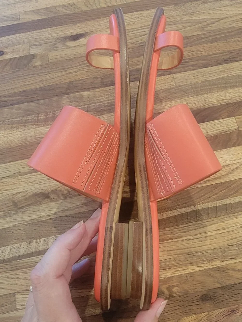 Michael Michael Kors August Flat Sandals in Pink Grapefruit